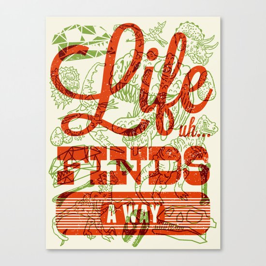 Life Finds A Way Canvas Print