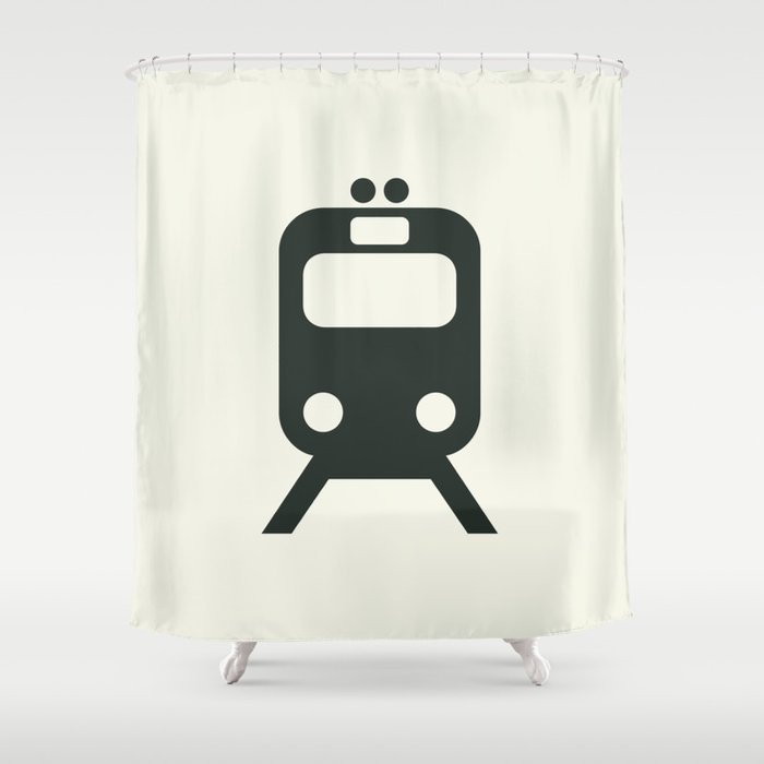 Train Shower Curtain