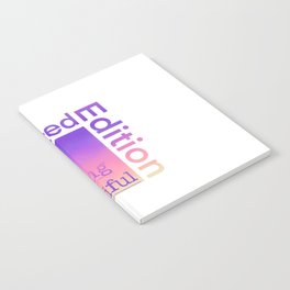 21 Year Old Gift Gradient Limited Edition 21th Retro Birthday Notebook