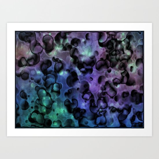 Inside Out Coral Abstract Art Print