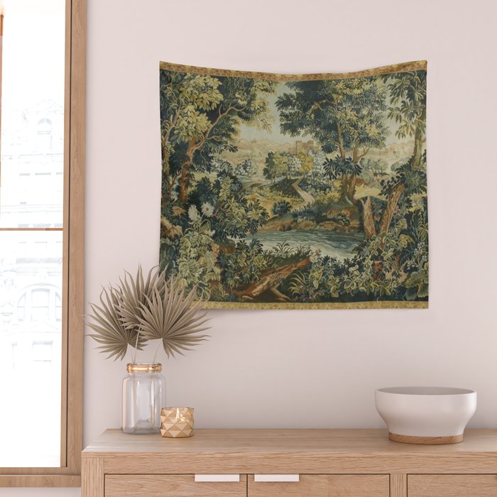 Antique wall clearance tapestry