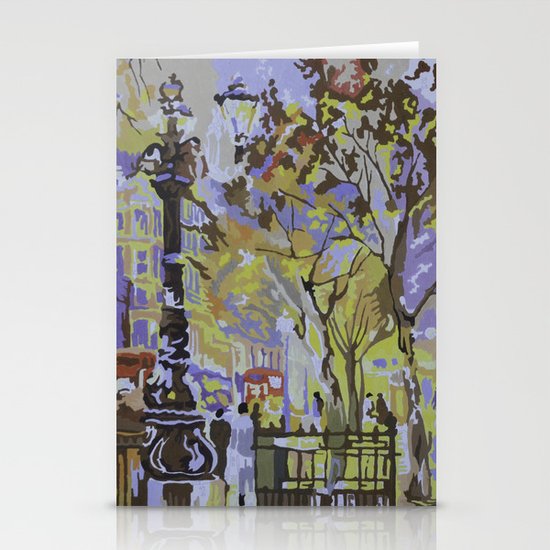 paint by numbers pattern Stationery Cards