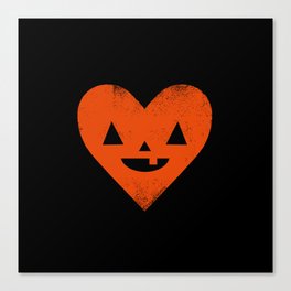I Heart Halloween Canvas Print