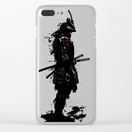 Armored Samurai Clear iPhone Case