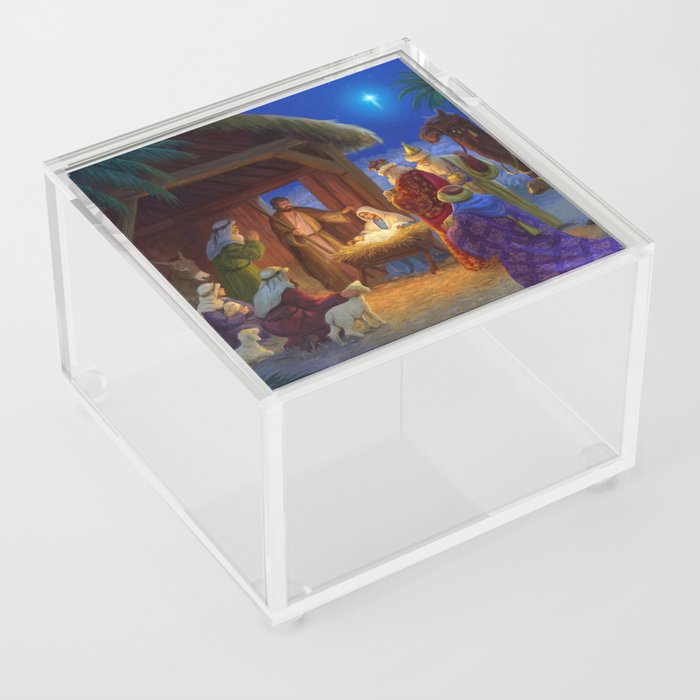 Nativity Scene Acrylic Box