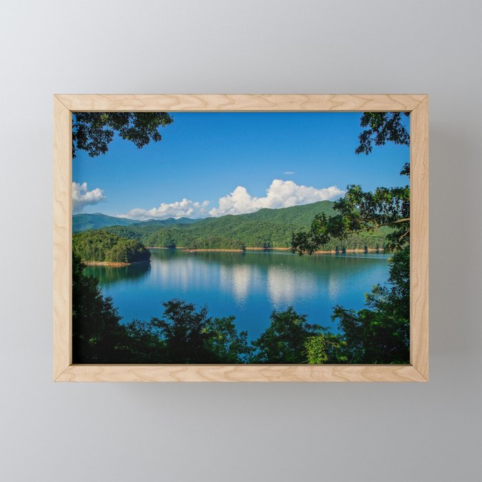 Fontana Lake  Framed Mini Art Print