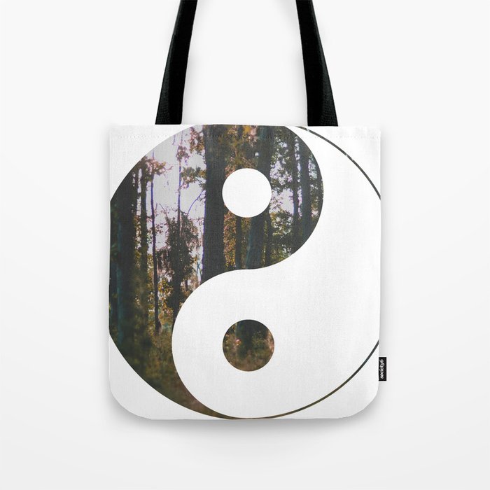 Yin Yang Forest Tote Bag