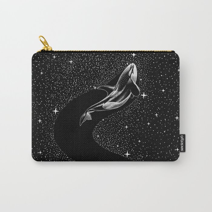 Starry Orca (Black Version) Carry-All Pouch