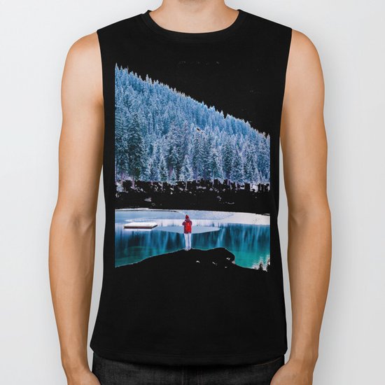 By The Lake Biker Tank