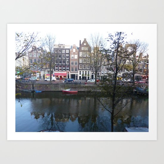 Amsterdam Canal Art Print