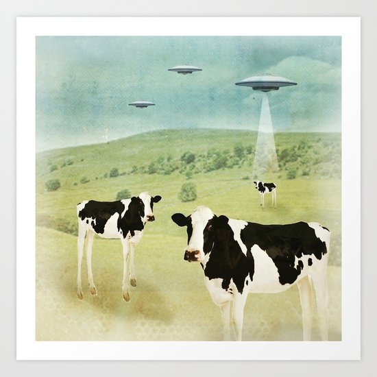we all like burgers _ US AND THEM Art Print