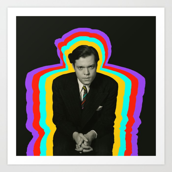 Orson Welles tie days Art Print