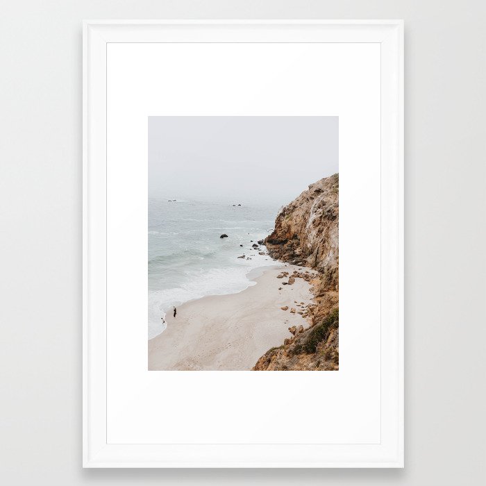 malibu coast / california Framed Art Print
