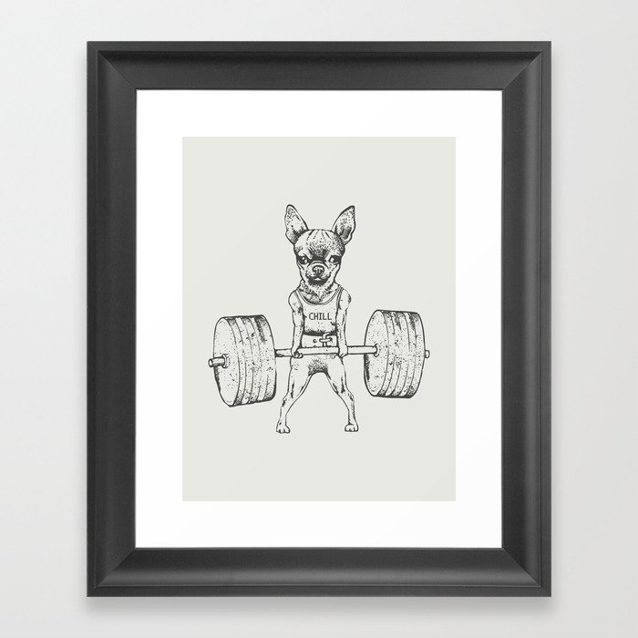 Chihuahua Lift Framed Art Print