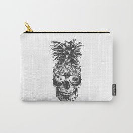 Pineapple Skull Head Carry-All Pouch