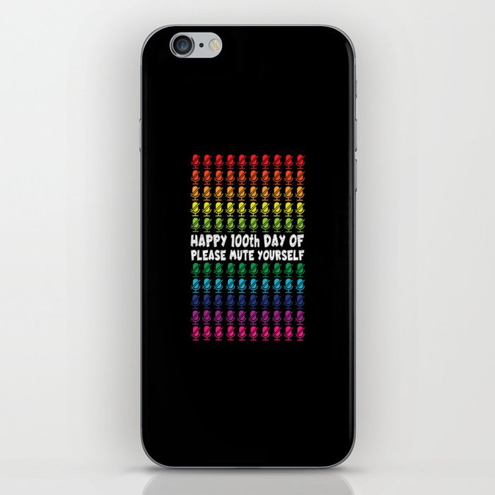 Days Of School Happy 100th Day 100 Online Class iPhone Skin