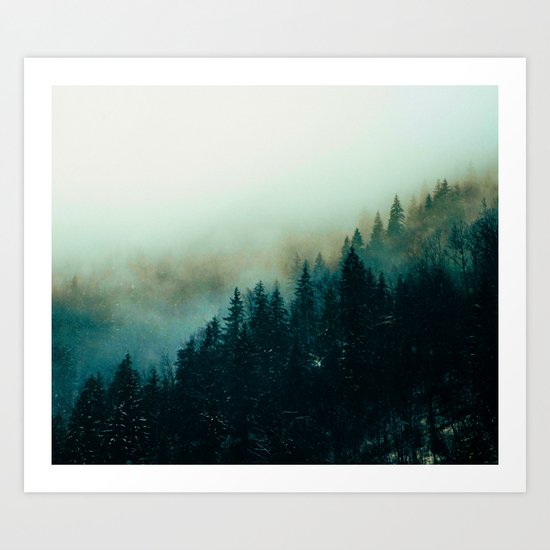 Foggy Magic Art Print