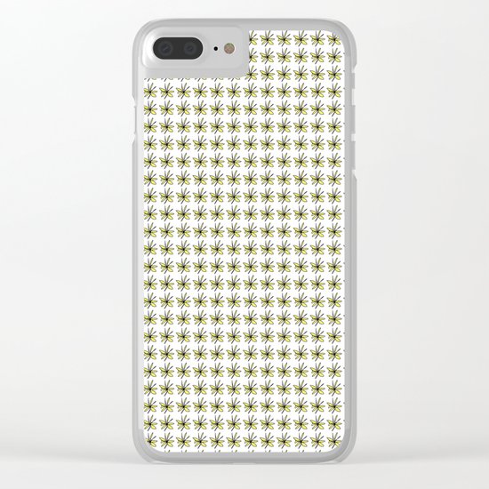 Floral Pattern - JUSTART (c) Clear iPhone Case