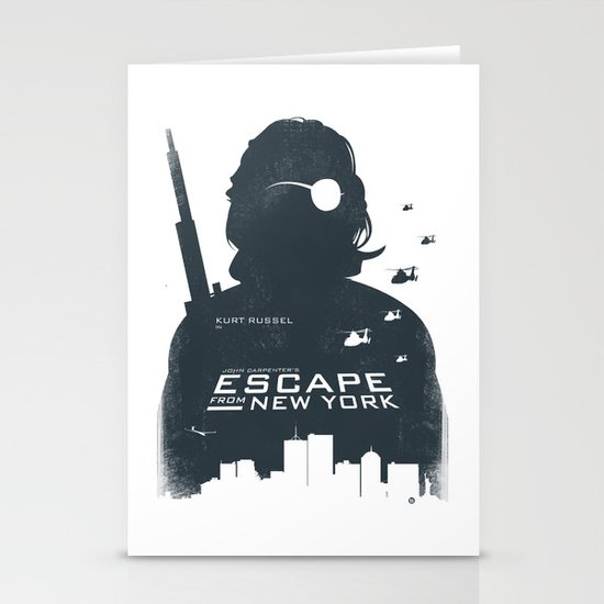 John Carpenter's Escape From New York Stationery Cards