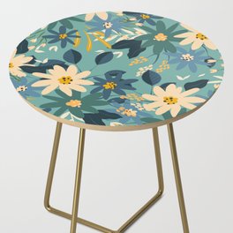 Stella Floral Colorful Prints Side Table