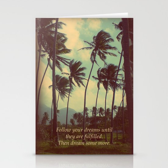 Follow Your Dreams Stationery Cards