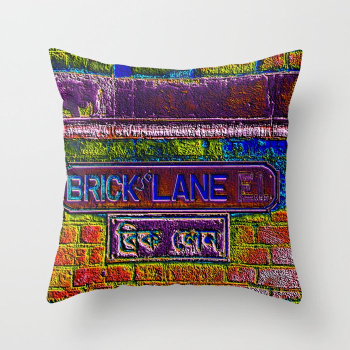 Brick Lane Throw Pillow
