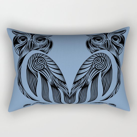 Tribal Owl Rectangular Pillow