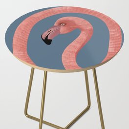 Flamingo long loop neck abstract Side Table