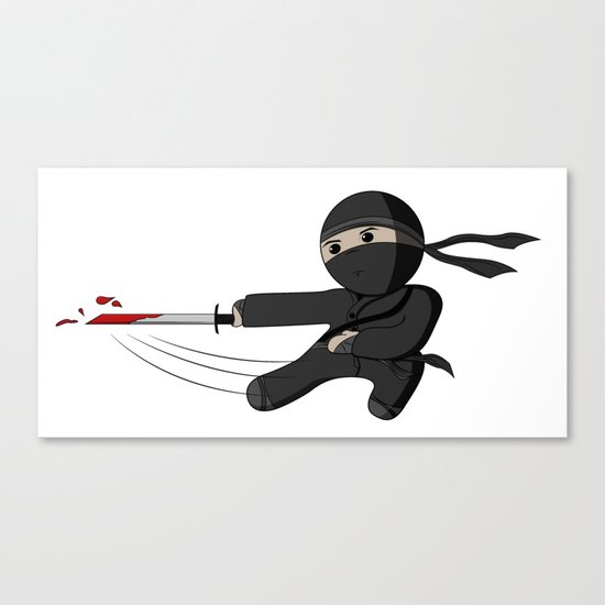 Ninja Swing Canvas Print