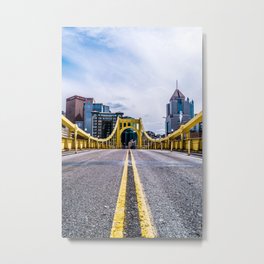 Pittsburgh Metal Print | Travel, Cityscape, Pathway, Photo, City, Digital, Architecture, Unitedstates, Bridges, Skyline 