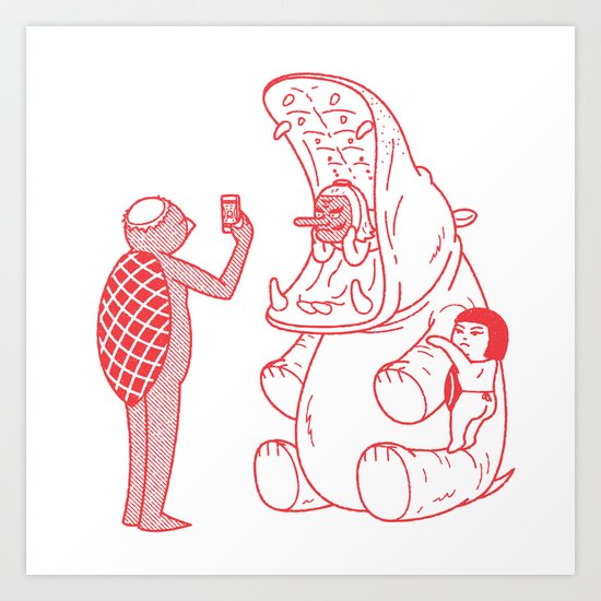Snap Art Print