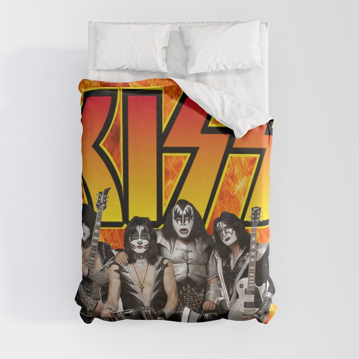 Kiss Band Duvet Cover By Thedevilhimself Society6 - Kiss Rock Band Bedding Kiss Band Duvet Cover By Thedevilhimself Society6 - Kiss Rock Band Bedding