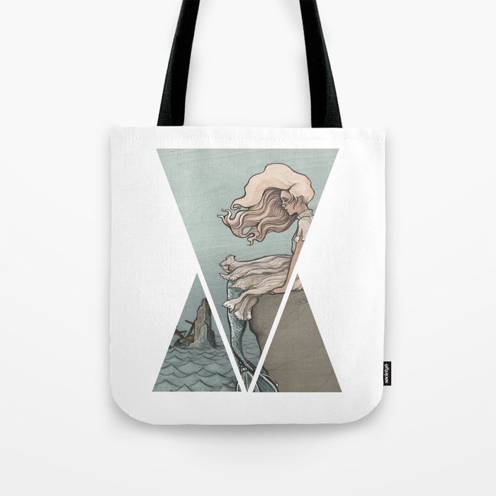 Evolution of a Mermaid Tote Bag