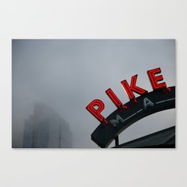 Pike Place Morning Canvas Print