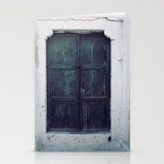 Santorini Door II Stationery Cards