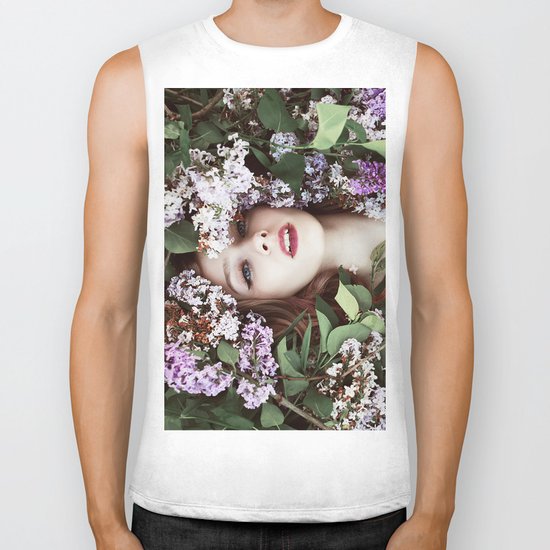 Lilacs Biker Tank