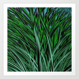 Grass in the Wind  Art Print