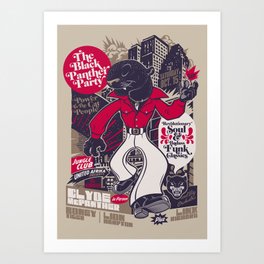 The Black Panther Party Art Print