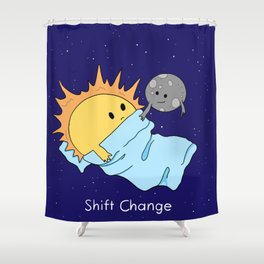 Shift Change Shower Curtain