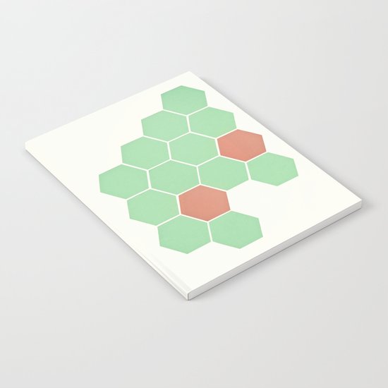 Mint Honeycomb Notebook