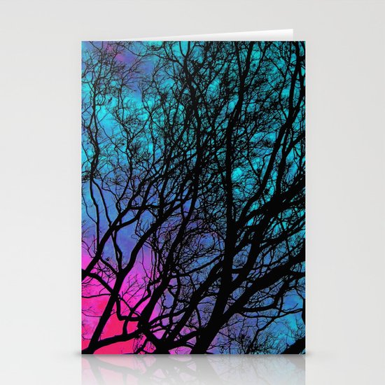 Behind The ol' Crape Myrtle Stationery Cards