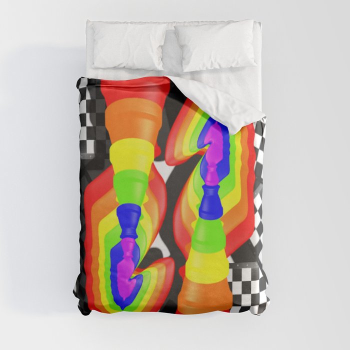 Twisted Knight Duvet Cover