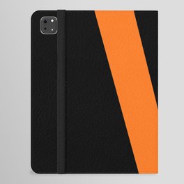 Letter V (Orange & Black) iPad Folio Case