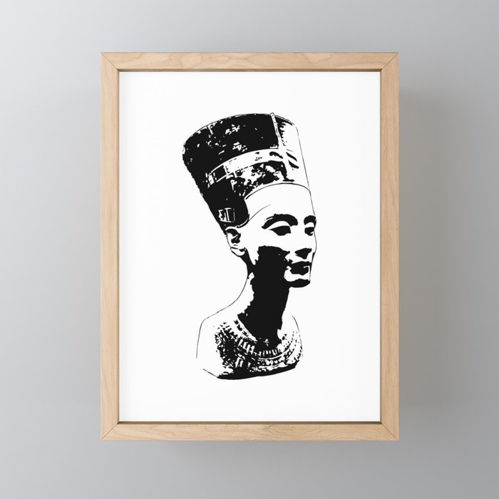 Nefertiti The Queen Framed Mini Art Print