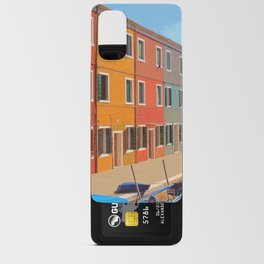 Brightly Coloured Homes Burano Venice Italy #3 Android Card Case