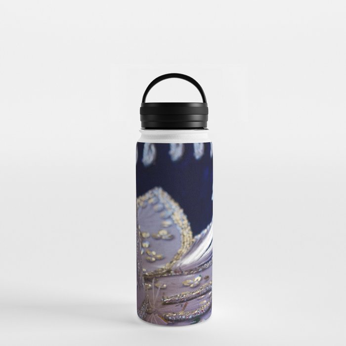 Mexico Photography - Blue And Silver Sombrero Water Bottle