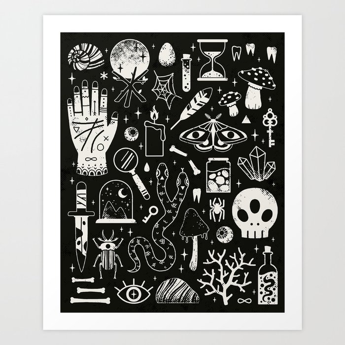 Curiosities: Bone Black Kunstdrucke Curiosities: Bone Black Kunstdrucke