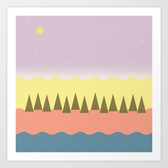Layers Art Print