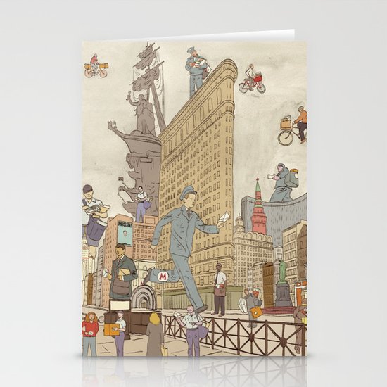 St. Petersburg Literary Map Stationery Cards