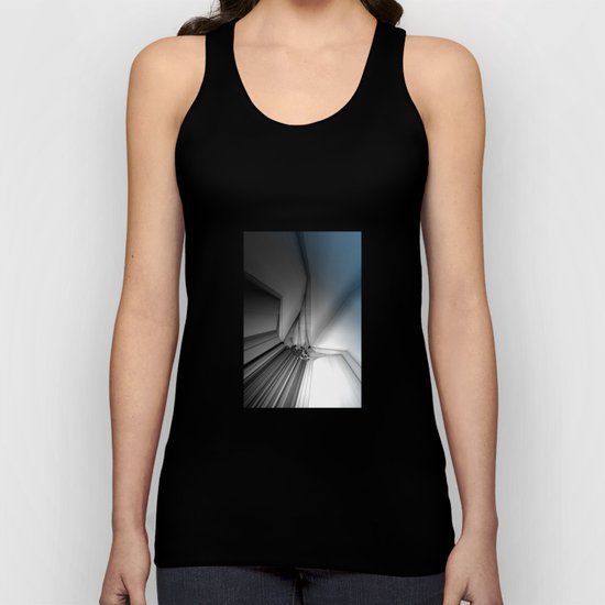 Abstract 4D Unisex Tank Top
